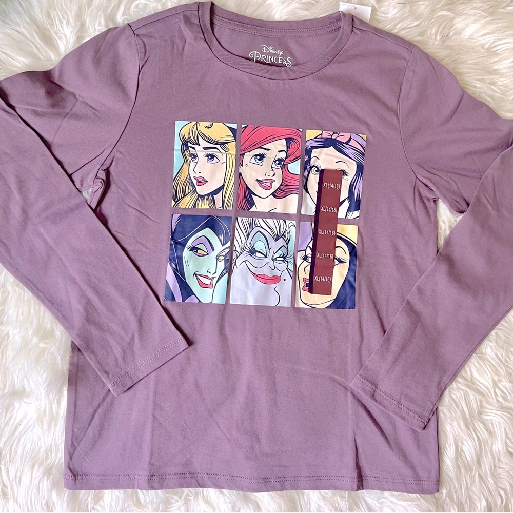 Girls’ Disney Princess & Villain Long Sleeve Tee - Picture 2 of 4